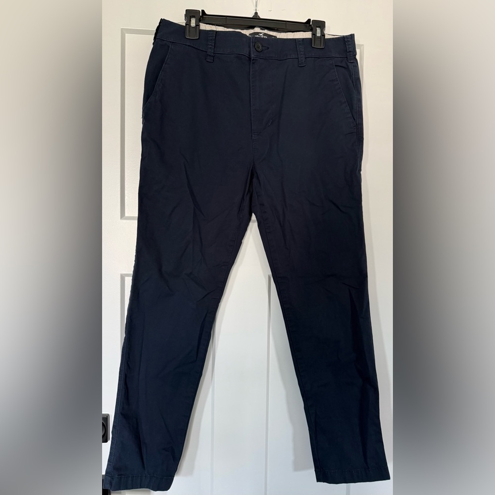 Hollister Men’s Skinny Chino-Navy